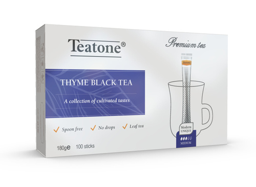 Чай Teatone Чёрный Чабрец (100 стиков*1,8 г)