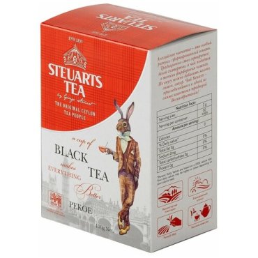 Чай STEUARTS TEA PEKOE черн/лист 100 гр