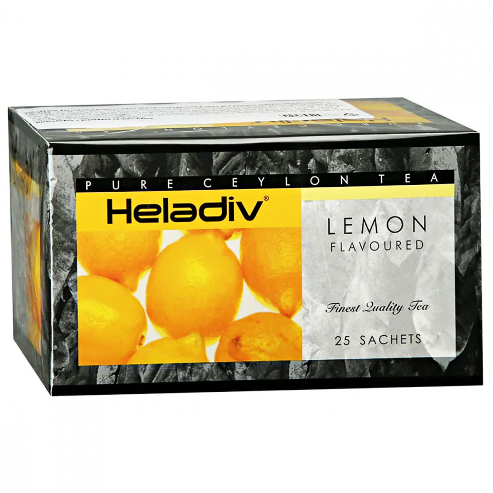 Чай HELADIV SACHETS HD LEMON FLAVOURED BLACK TEA 25 пак