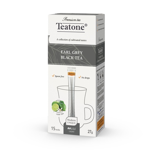 Чай Teatone Чёрный Бергамот (15 стиков*1,8 г)