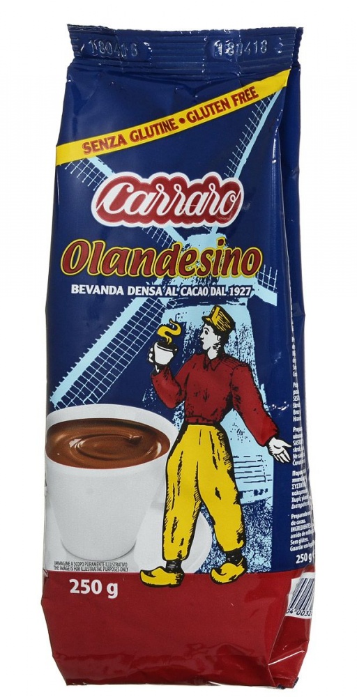 Растворимое какао Carraro Cacao Olandesino 250 гр