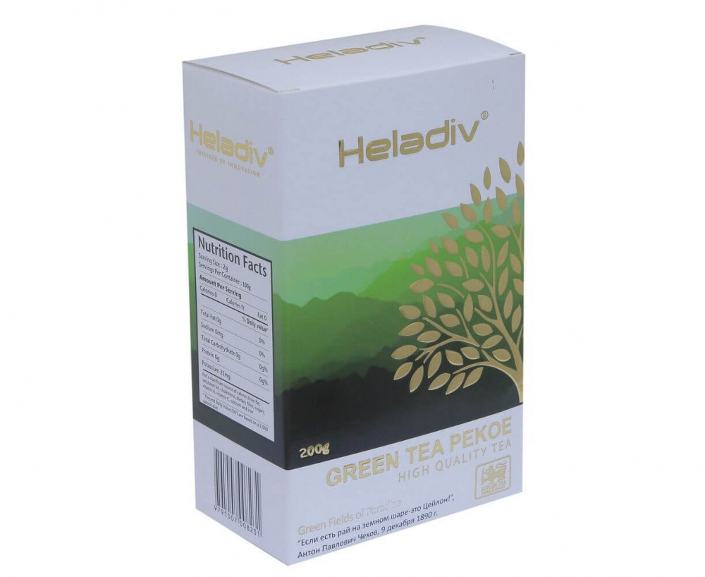 Чай HELADIV GREEN TEA зел/лист 100 г