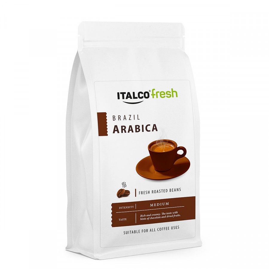 Кофе в зернах Italco Arabica Brazil 375 гр