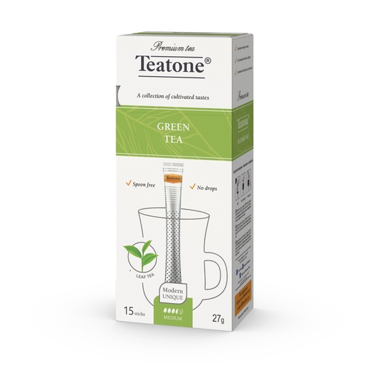 Чай Teatone Зелёный  (15 стиков*1,8 г)