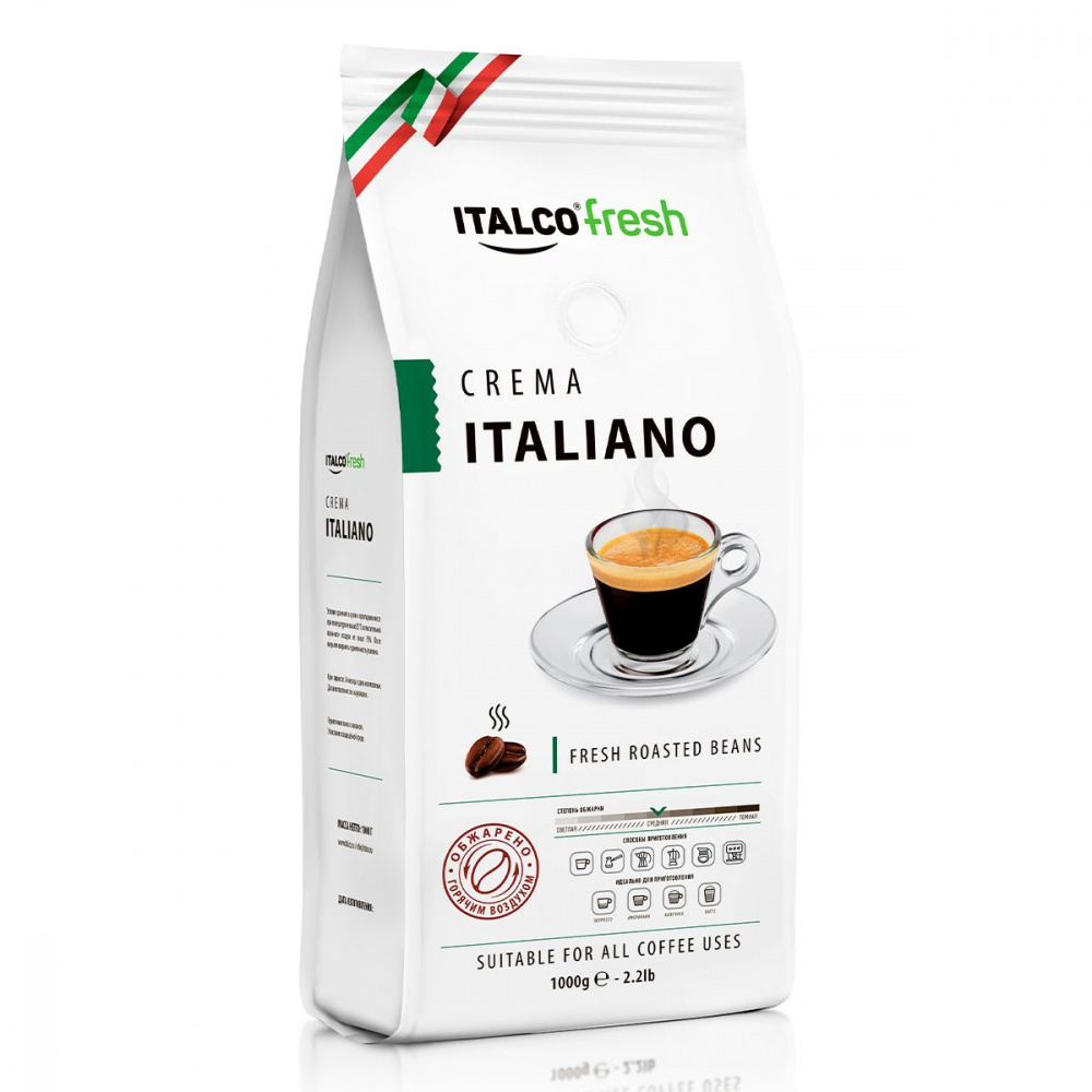 Кофе в зернах Italco Crema Italiano 375 гр