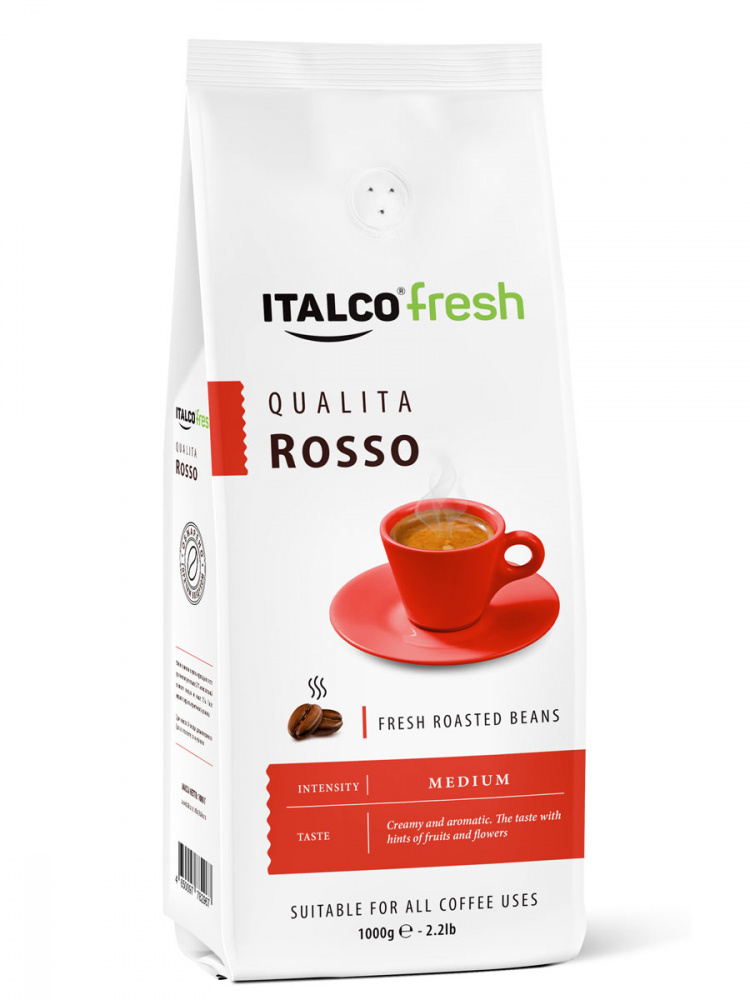 Кофе в зёрнах Italco Qualita Rosso 1кг