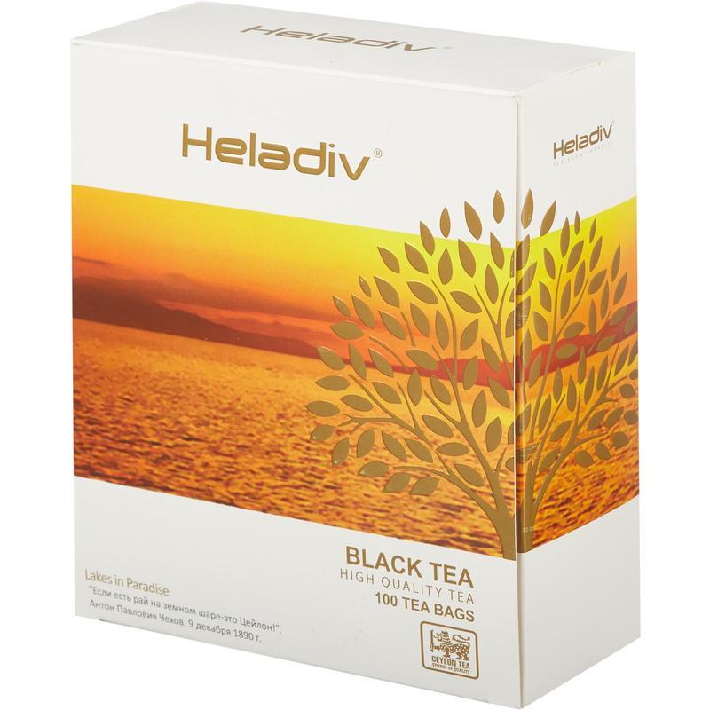 Чай HELADIV HD черный 100 пак