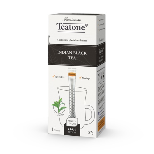 Чай Teatone Чёрный Индийский (15 стиков*1,8 г)