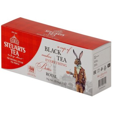 Чай STEUARTS TEA ROYAL черный 25 пак